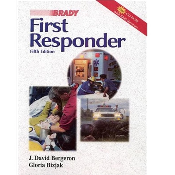 Gloria Bergeron,J.David; Bizjak:First Responder (5th Ed) (Book with CD-ROM )5/15 - Picture 1 of 6